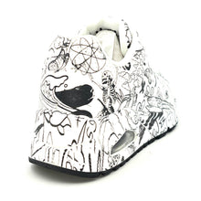 Carica l'immagine nel visualizzatore di Gallery, SKECHERS Street L.A. bianca con grafiti neri I22