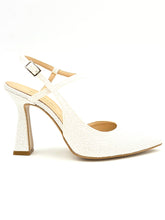 Carica l'immagine nel visualizzatore di Gallery, LINEA SPOSA EIFFEL Chanel in tessuto bianco 1