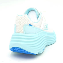 Carica l'immagine nel visualizzatore di Gallery, SKECHERS Max Cushioning Endeavour bianca e celeste I37
