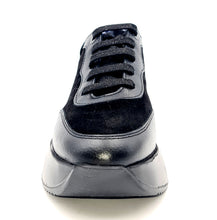 Carica l'immagine nel visualizzatore di Gallery, CALLAGHAN Sneakers platform stringata nera PX17