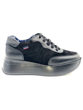 Carica l'immagine nel visualizzatore di Gallery, CALLAGHAN Sneakers platform stringata nera PX17