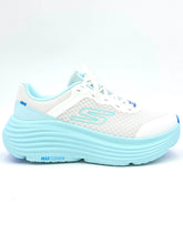 Carica l'immagine nel visualizzatore di Gallery, SKECHERS Max Cushioning Endeavour bianca e celeste I37