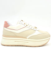 Carica l'immagine nel visualizzatore di Gallery, JANET & JANET Sneakers platform latte/rosa E