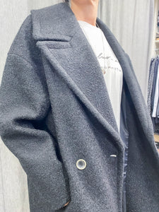 TENSIONE IN | Cappotto lana nero