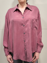 Carica l'immagine nel visualizzatore di Gallery, TENSIONE IN Camicia con taschino cupro vino