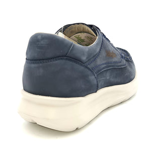 CALLAGHAN Mocassino stringato sportivo in nabuk blu P65