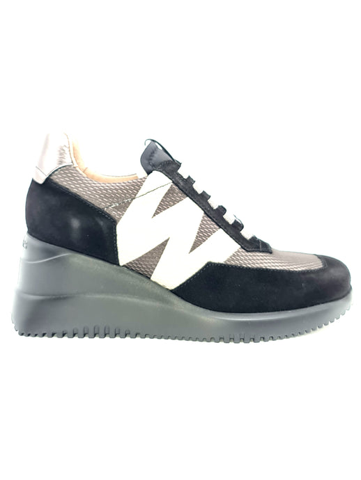 NERO GIARDINI Anfibio stringato platform in pelle nero F56 – Alberto  Calzature