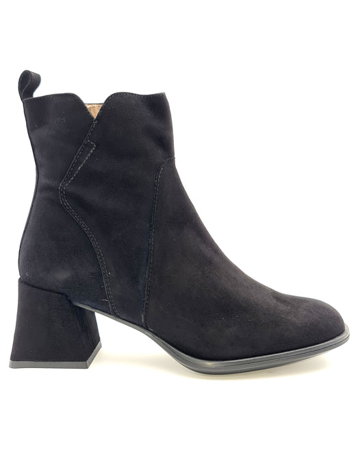 WONDERS Tronchetto MARINE in camoscio nero C16