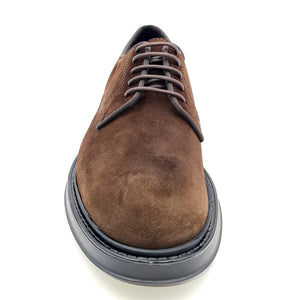 EXTON Scarpa Derby Uomo Camoscio Terra S14