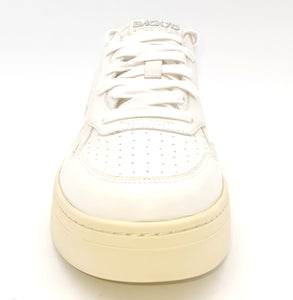 BACK 70 Sneakers stringate in pelle bianco X1