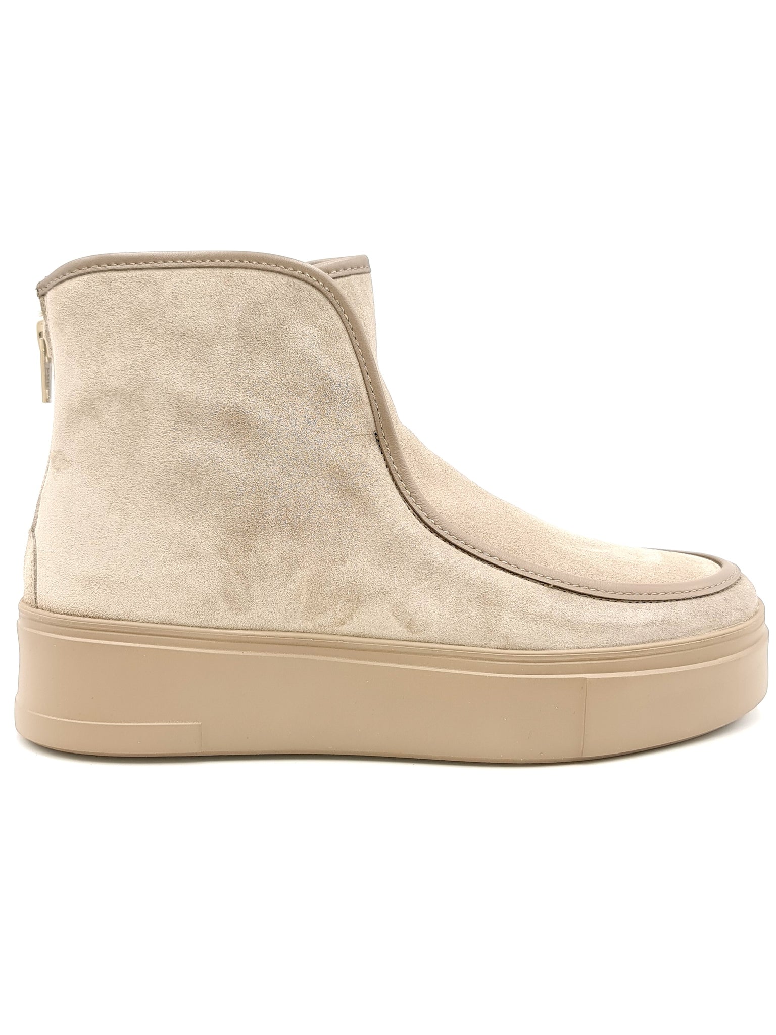 FRAU Stivaletto casual in pelle scamosciata sabbia V33 Alberto Calzature
