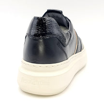 Carica l&#39;immagine nel visualizzatore di Gallery, NERO GIARDINI Sneakers platform in pelle nera F37