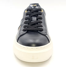Carica l&#39;immagine nel visualizzatore di Gallery, NERO GIARDINI Sneakers platform in pelle nera F37
