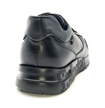 Carica l&#39;immagine nel visualizzatore di Gallery, CALLAGHAN Sneakers in pelle nero P87