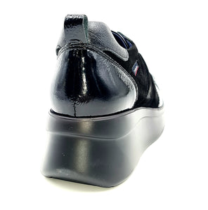CALLAGHAN Sneakers platform stringata nera P95