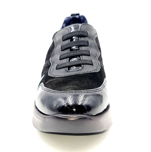 CALLAGHAN Sneakers platform stringata nera P95