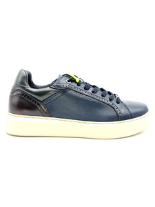 AMBITIUS Sneakers stringate ECLIPSE in pelle nero L30