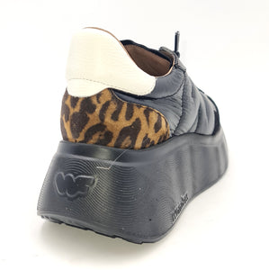 WONDERS Sneaker nera ROMA platform C43