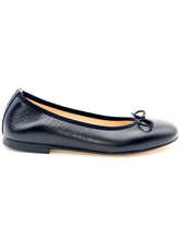Carica l&#39;immagine nel visualizzatore di Gallery, ALBERTO Ballerine in pelle nero 1