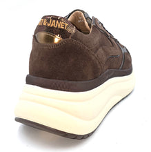 Carica l'immagine nel visualizzatore di Gallery, JANET &amp; JANET Sneakers platform marrone X14