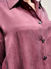 Carica l'immagine nel visualizzatore di Gallery, TENSIONE IN Camicia con taschino cupro vino