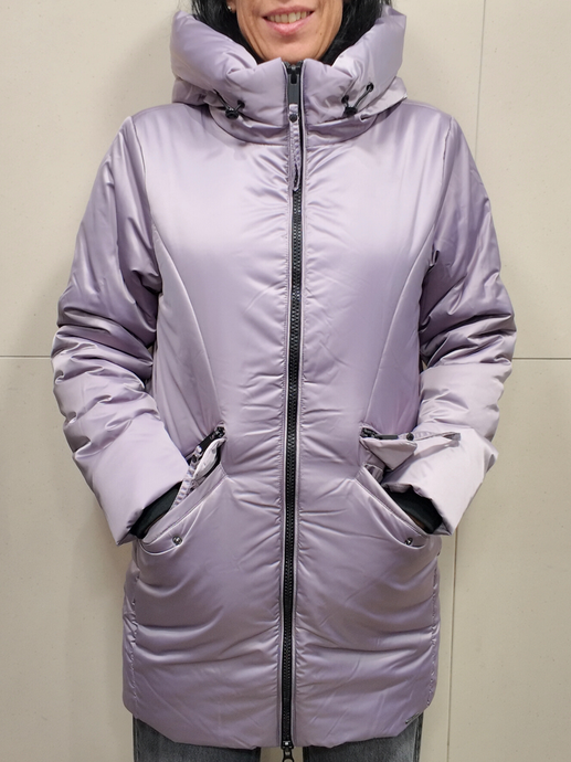 RINO & PELLE Lune piumino lungo lilla