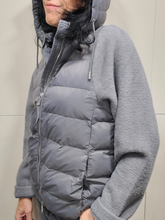 Carica l&#39;immagine nel visualizzatore di Gallery, RINO &amp; PELLE Laurie Piumino corto maniche in maglia grigio