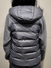 Carica l&#39;immagine nel visualizzatore di Gallery, RINO &amp; PELLE Laurie Piumino corto maniche in maglia grigio