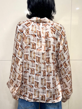 Carica l&#39;immagine nel visualizzatore di Gallery, TENSIONE IN Camicia stampa Texani