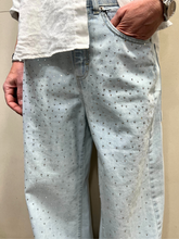 Carica l&#39;immagine nel visualizzatore di Gallery, TENSIONE IN Jeans GIUSI denim con strass
