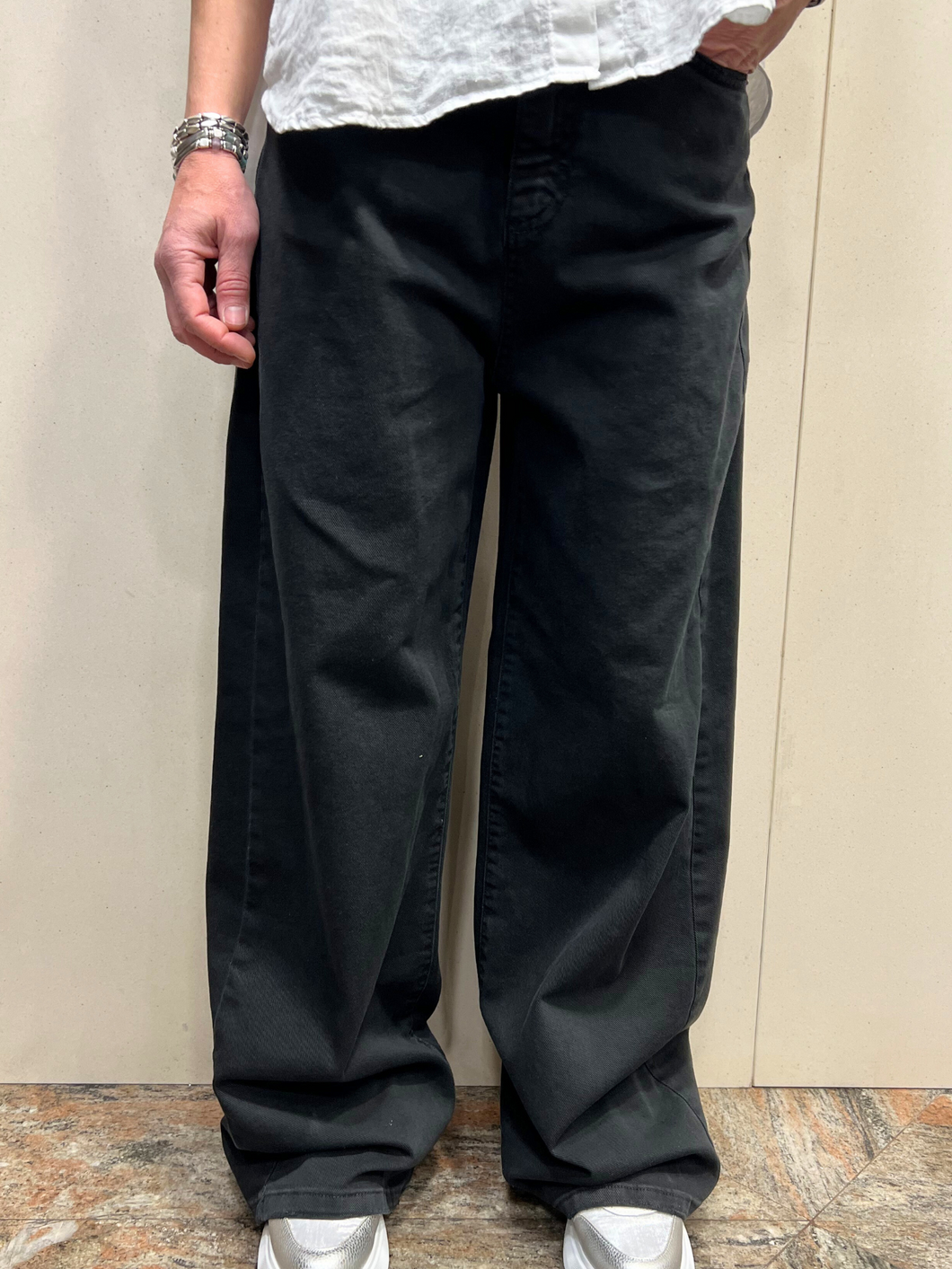 TENSIONE IN Jeans GIUSI nero