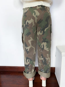 TENSIONE IN | Pantalone cargo militare