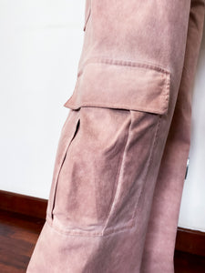 TENSIONE IN | JEANS CARGO rosa