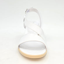 Carica l'immagine nel visualizzatore di Gallery, NERO GIARDINI Sandalo in pelle bianco tacco 70 W27