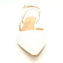 Carica l&#39;immagine nel visualizzatore di Gallery, LINEA SPOSA EIFFEL Chanel in tessuto bianco 7