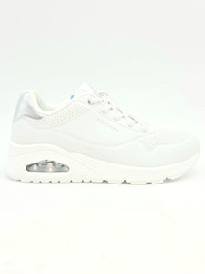 SKECHERS Street L.A. UNO bianco con lacci elastici K5