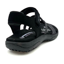 Carica l&#39;immagine nel visualizzatore di Gallery, SKECHERS Sandalo Reggae Slim - Meadow Grazer nero K23