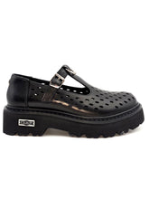 Carica l'immagine nel visualizzatore di Gallery, CULT  MARY JANE PLATFORM SLASH 4688 LOW PELLE NERO G6