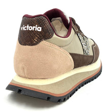 Carica l'immagine nel visualizzatore di Gallery, VICTORIA Sneaker VIENTO NYLON/CAMOSCIO &amp; GLITTER marrone H19