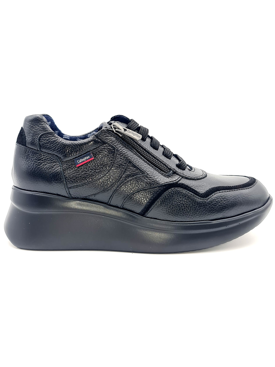 CALLAGHAN Sneakers platform stringata nera PX13