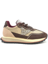 Carica l'immagine nel visualizzatore di Gallery, VICTORIA Sneaker VIENTO NYLON/CAMOSCIO &amp; GLITTER marrone H19