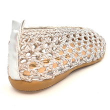 Carica l'immagine nel visualizzatore di Gallery, WONDERS Ballerine BOW 05 Argento Q14