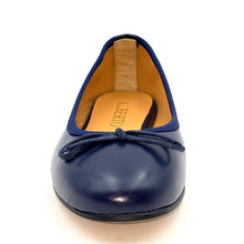 Carica l'immagine nel visualizzatore di Gallery, ALBERTO Ballerine in pelle blu 3