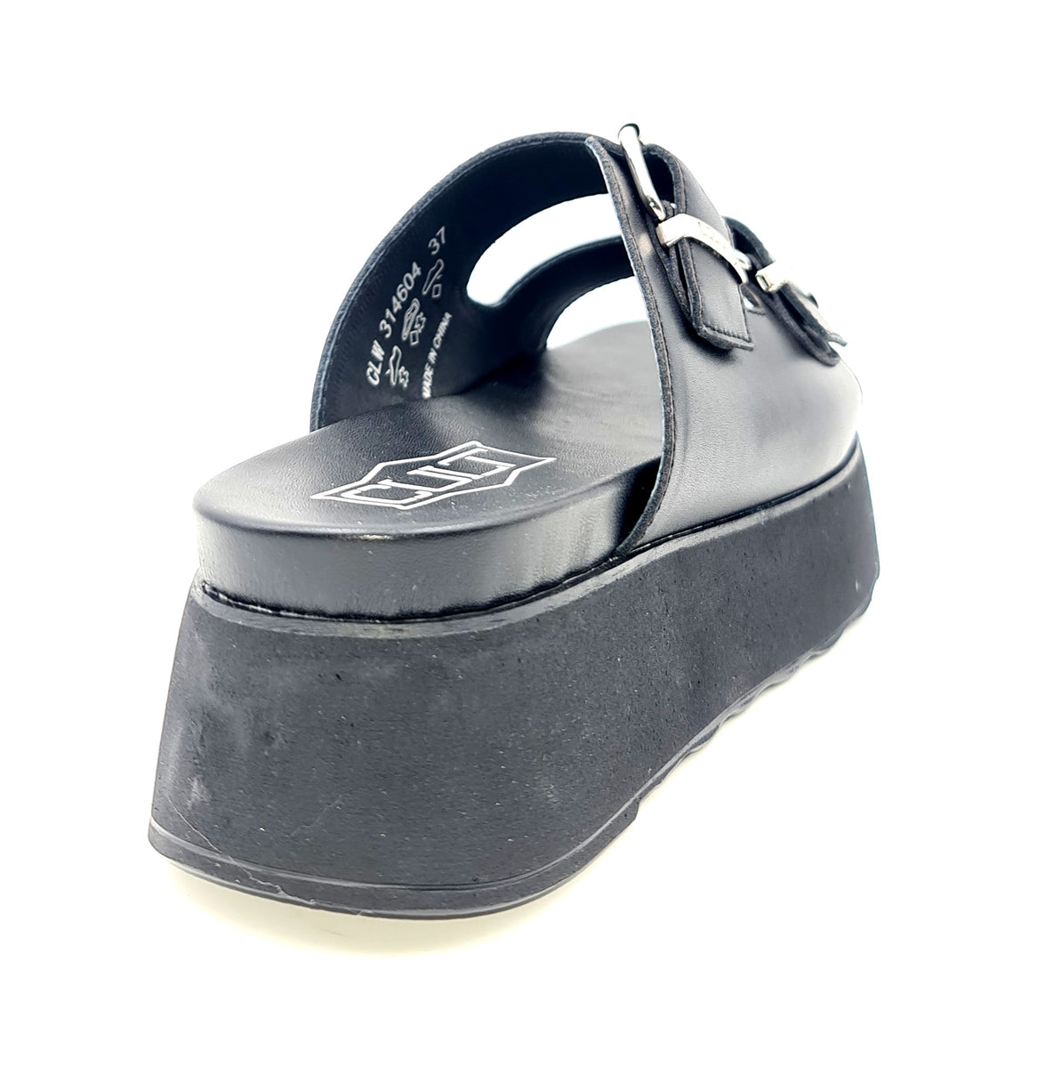 CULT JANIS 3146 Sandalo 2 fibbie platform nero G12 – Alberto Calzature