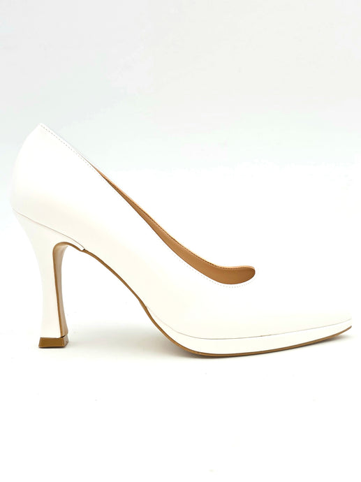 LINEA SPOSA ALBERTO Decolletè con plateau bianco P
