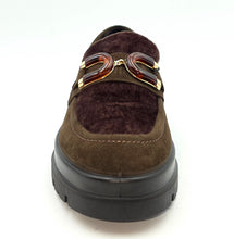 Carica l'immagine nel visualizzatore di Gallery, ENVAL SOFT Mocassino in camoscio marrone E60