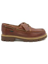 Carica l'immagine nel visualizzatore di Gallery, CLARKS Cleyhill Boat Pelle marrone O6
