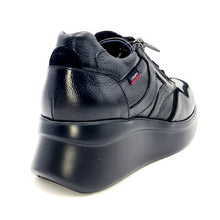 Carica l&#39;immagine nel visualizzatore di Gallery, CALLAGHAN Sneakers platform stringata nera PX13