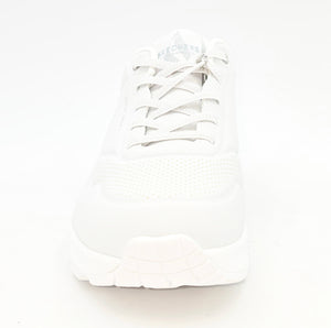 SKECHERS Street L.A. UNO bianco con lacci elastici K5