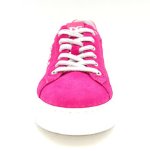 Carica l&#39;immagine nel visualizzatore di Gallery, NERO GIARDINI Sneakers platform velour fuxia R25